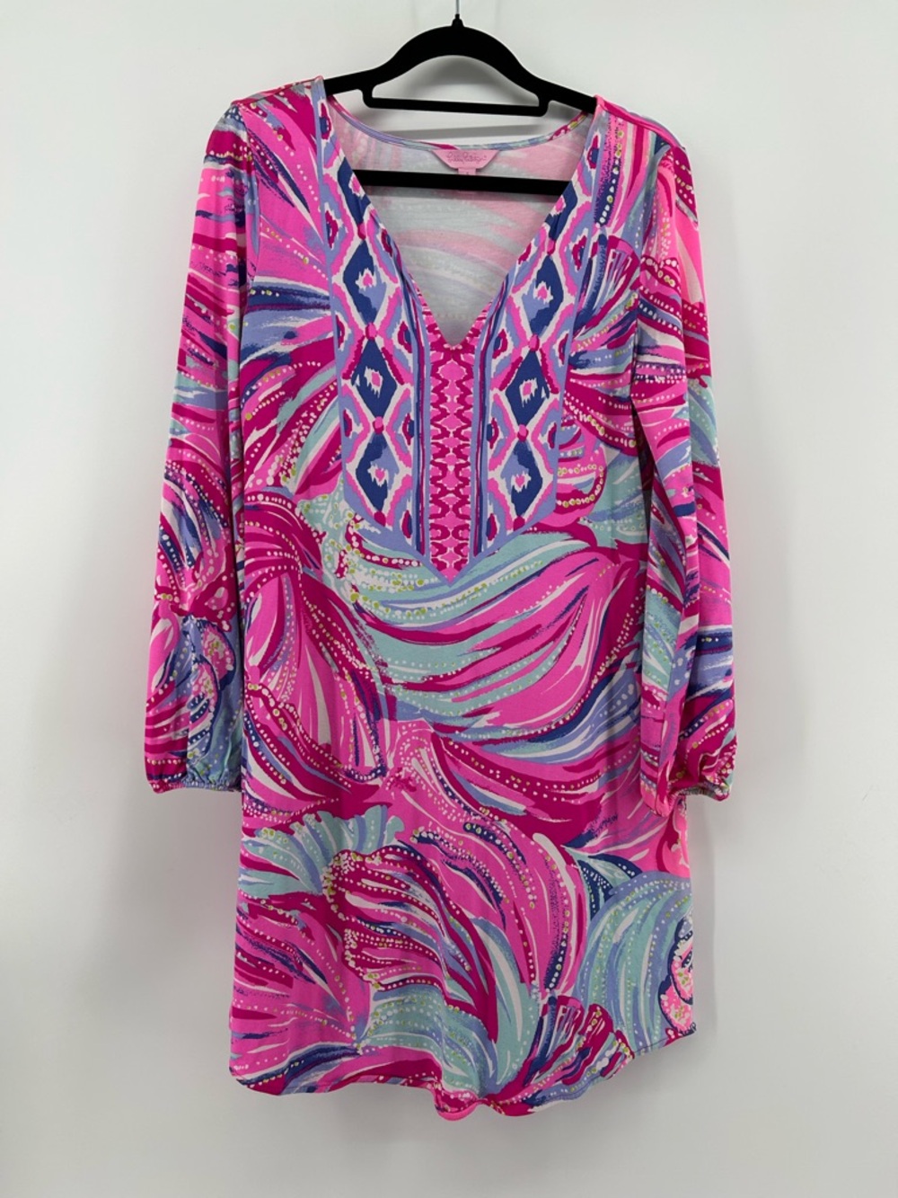 Lilly Pulitzer Gianna dress in Oh My Guava print